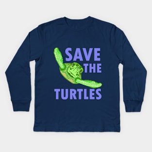 Save the Turtles Kids Long Sleeve T-Shirt